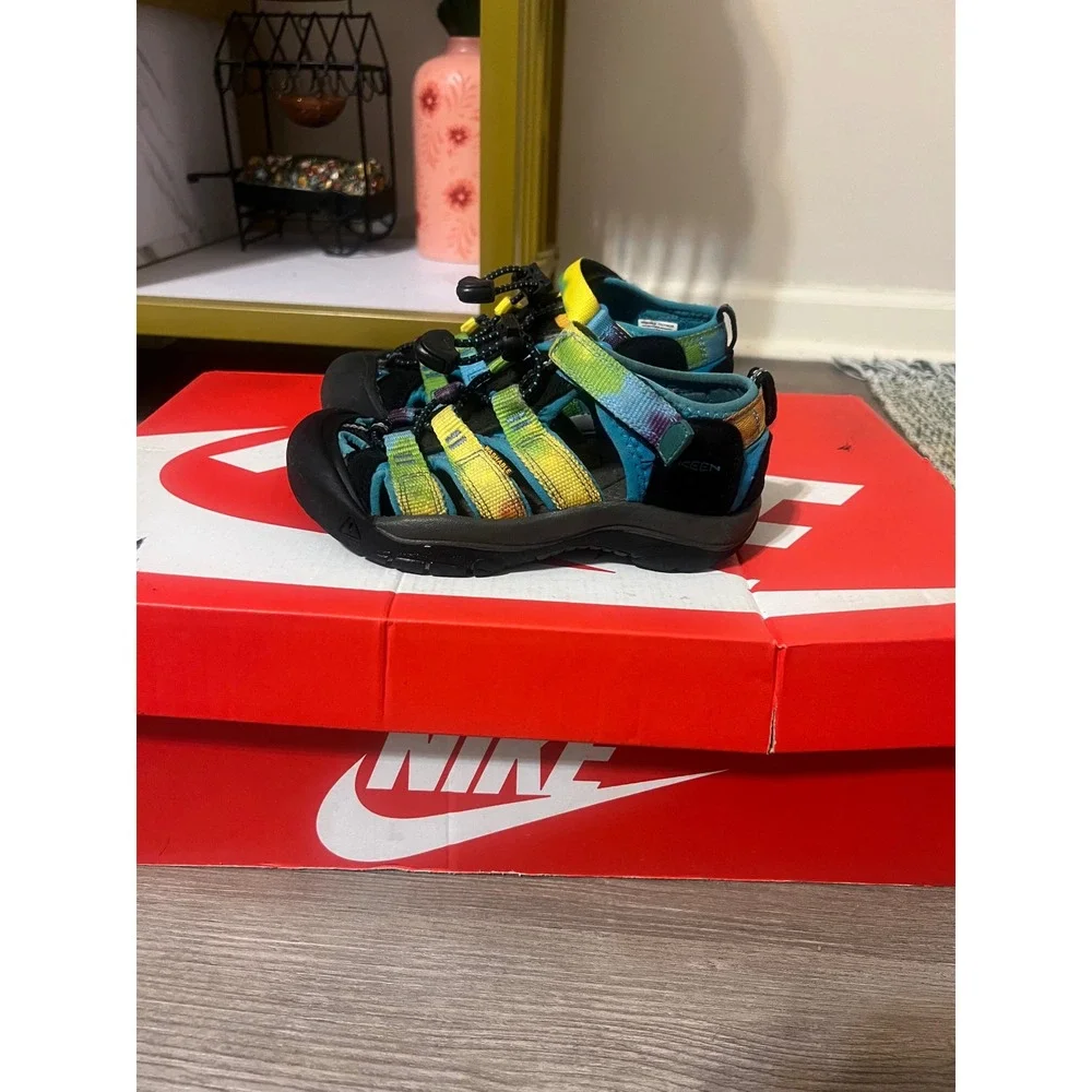 Keen Newport H2 Little Kids Rainbow Tie Dye 1018447 Size 12C